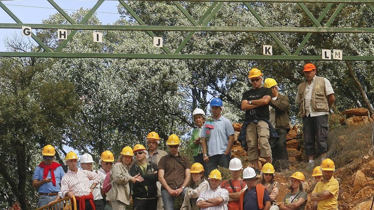 La visita a los Yacimientos de Atapuerca sigue siendo una de las actividades con mayor afluencia.-ISRAEL L. MURILLO