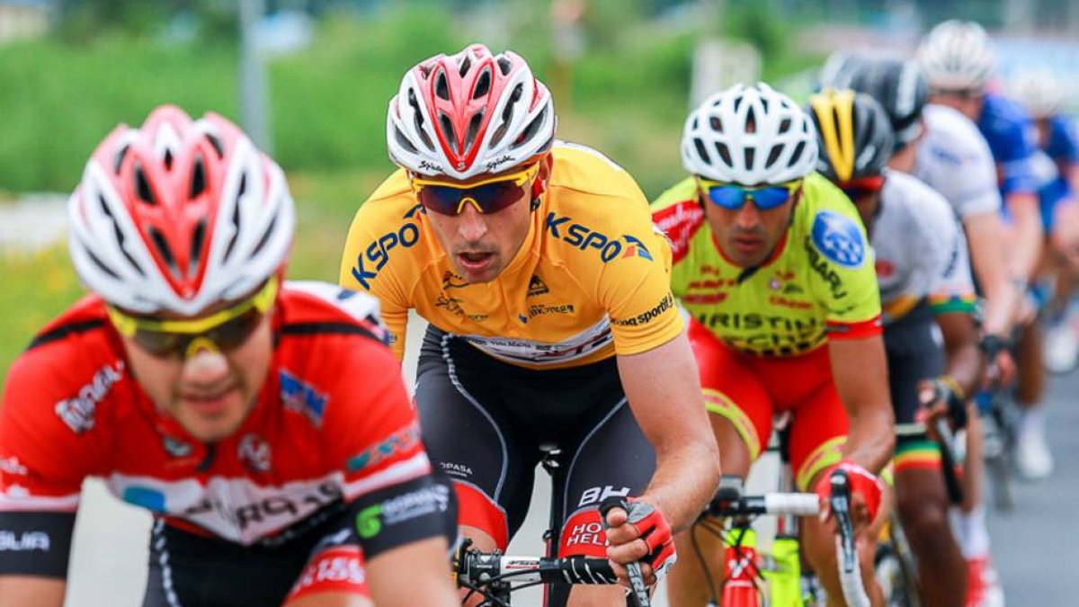 Juanjo Oroz (Burgos BH) lideró el Tour de Korea 2014 durante varias etapas-ECB