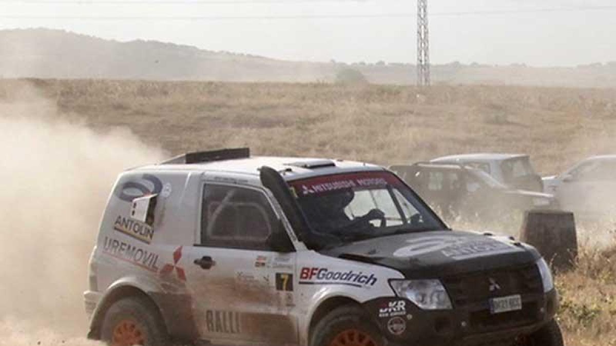 Cristina Gutiérrez en plena acción en la Baja Extremadura 2017.-ECB