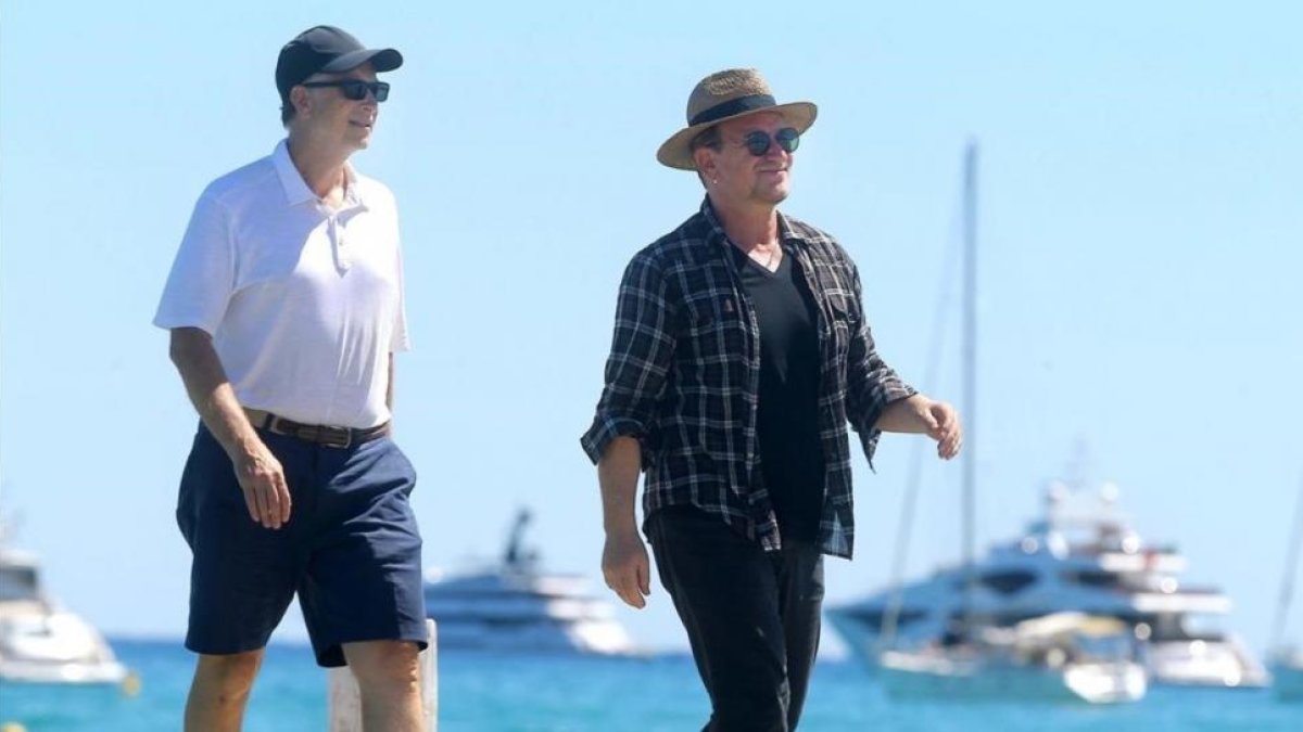 Bono y Bill Gates en Saint Tropez.-GTRES