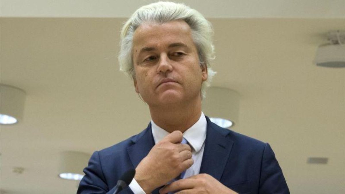 Geert Wilders ante el tribunal.-AP / PETER DEJONG