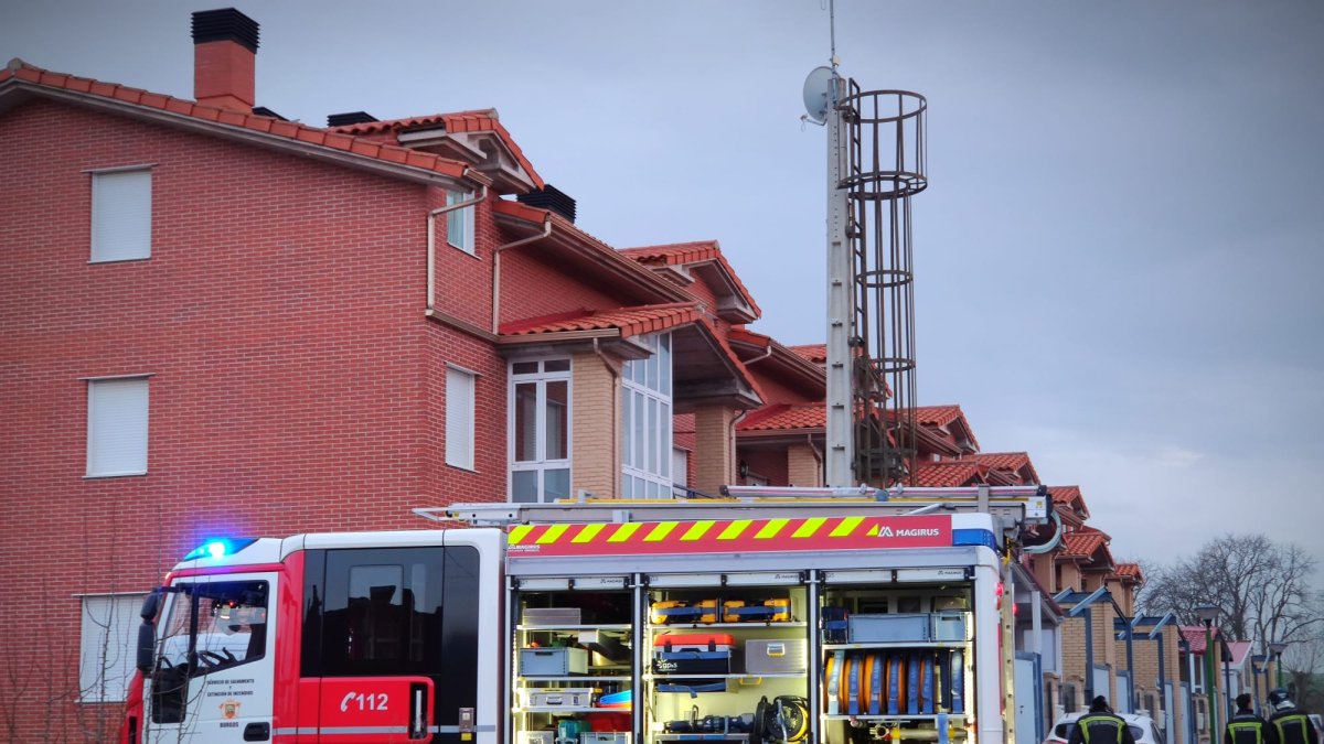 Imagen de un vehículo de Bomberos. ECB