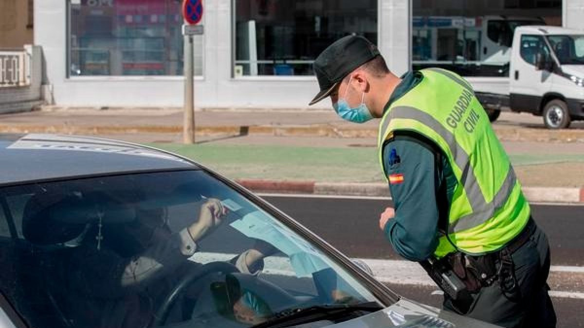 Un control de la Guardia Civil