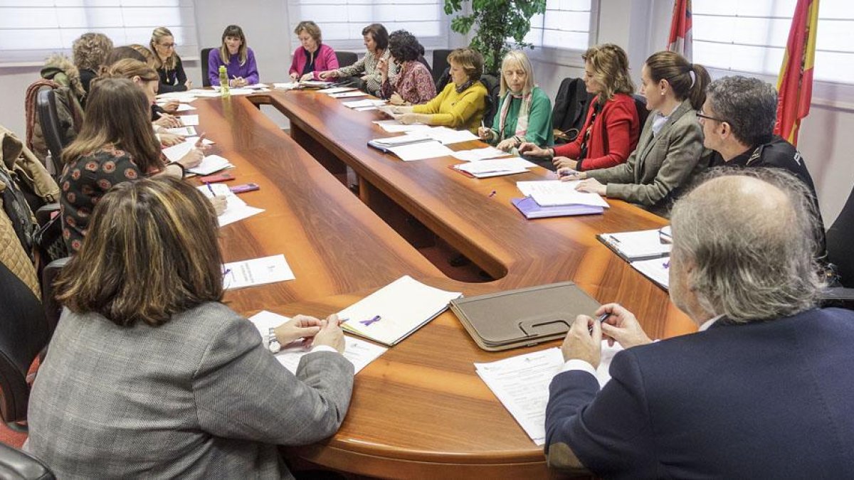 Reunión de la Comisión Territorial contra la Violencia de Género.-SANTI OTERO