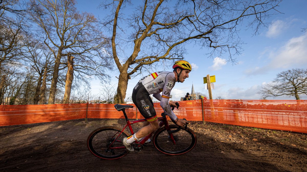 Felipe Orts durante la prueba mundialista. BURGOS BH:  YEFRIFOTOS