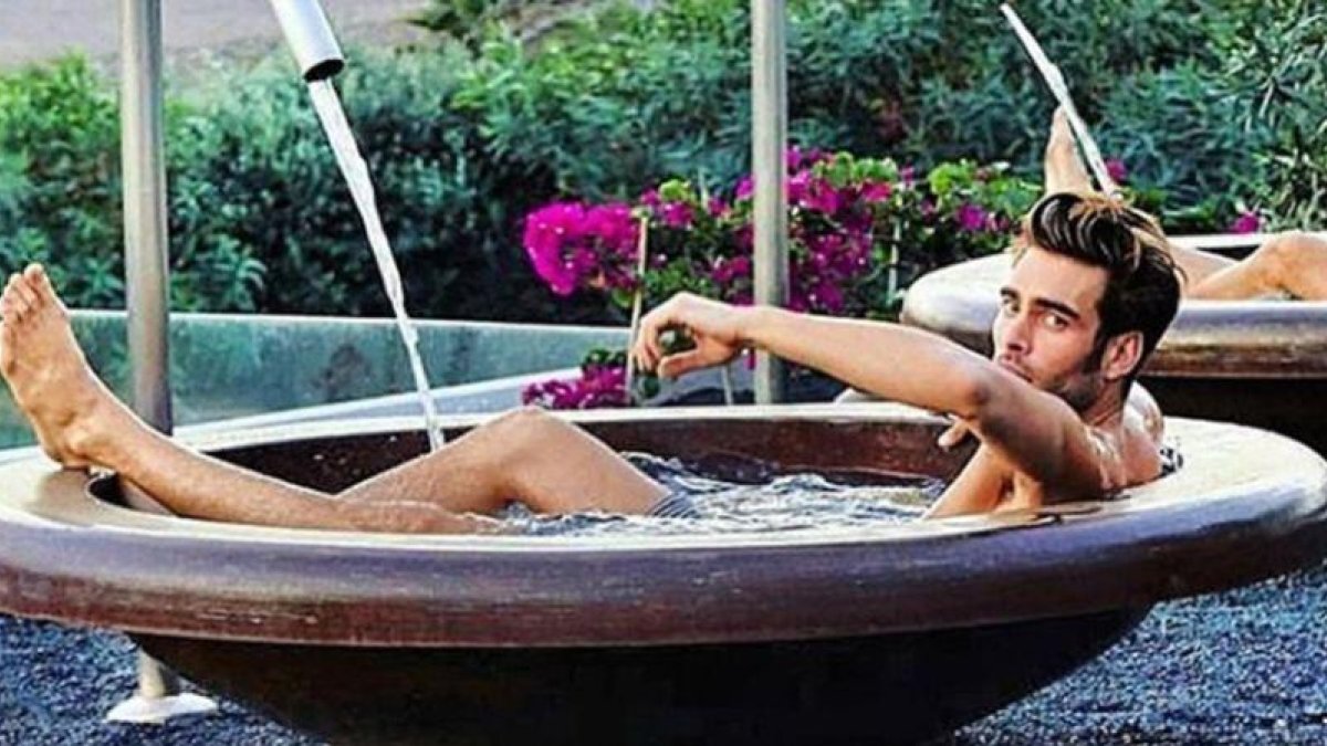 Jon Kortajarena, en su casa de Lanzarote.-INSTAGRAM