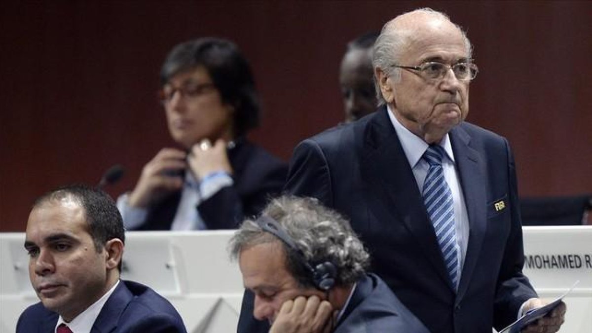 Blatter, en un acto de la FIFA.-AP / WALTER BIERI