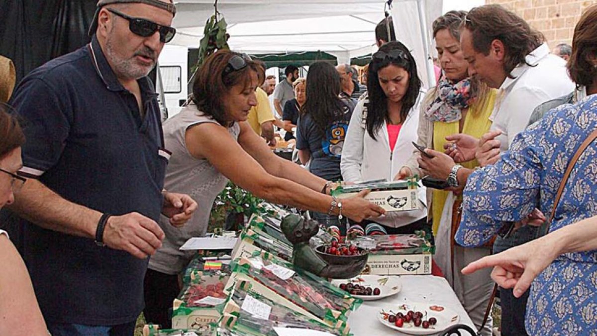 Imagen de la Fiesta Gastronómica de la Cereza de las Caderechas de la edición anterior.-G. G.