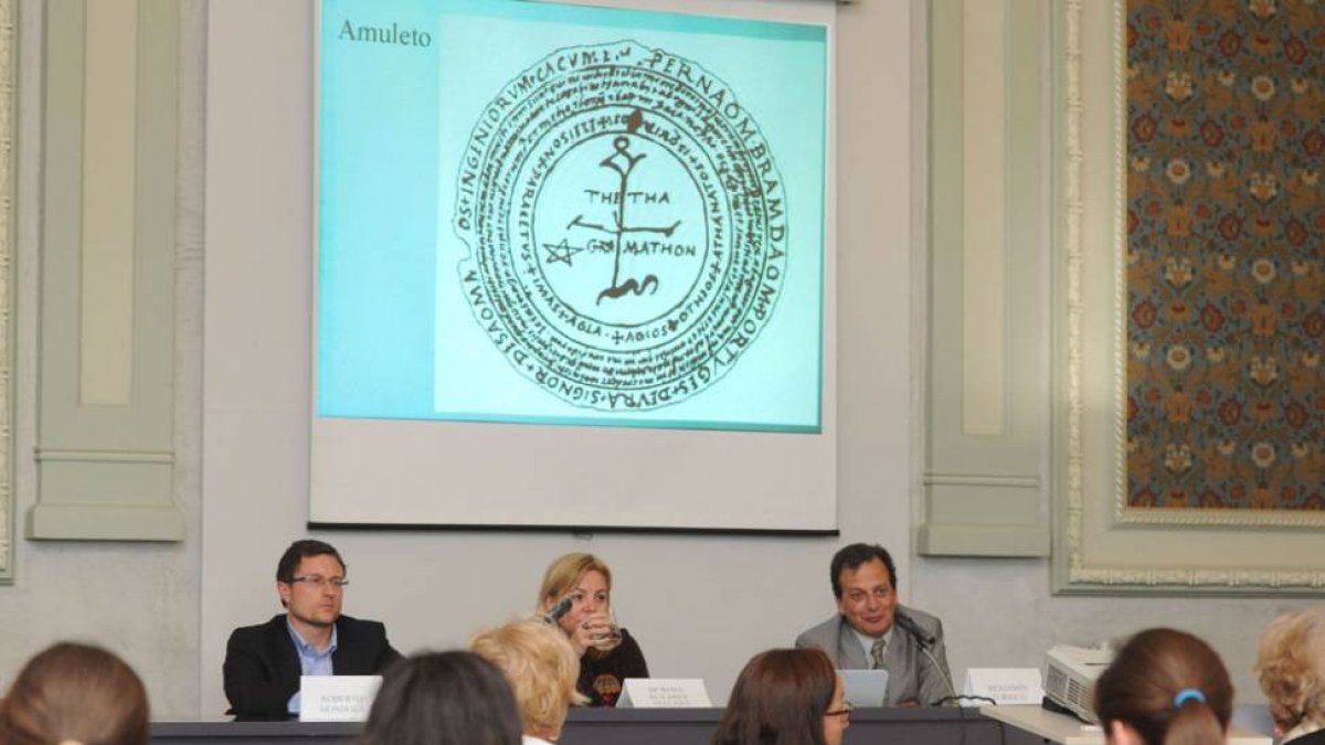 El encuentro se desarrolla en distintos espacios del Teatro Principal hasta mañana.-Israel L. Murillo