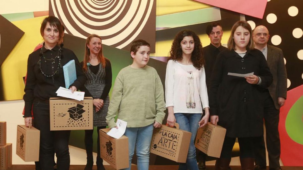 El CAB volvió a ser escenario de la entrega de galardones de La Caja del Arte.-Raúl Ochoa
