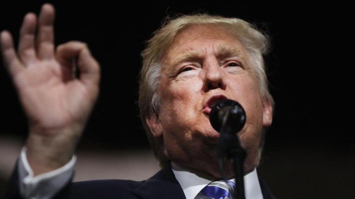Donald Trump, candidato republicano a la presidencia de EEUU.-AFP / SPENCER PLATT