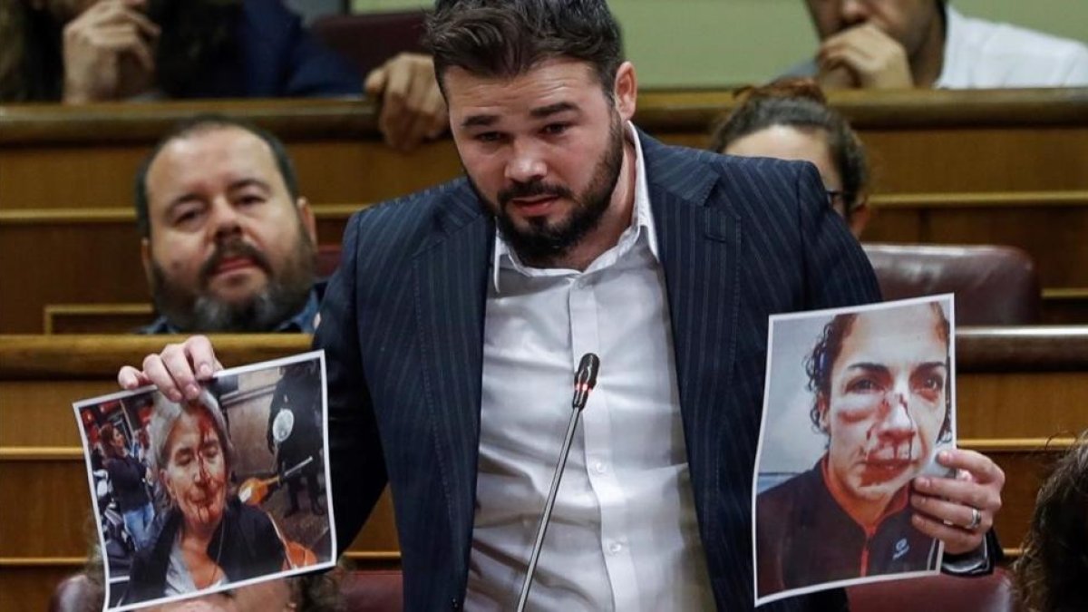 Gabriel Rufián, en una imagen de archivo-EMILIO NARANJO (EFE)