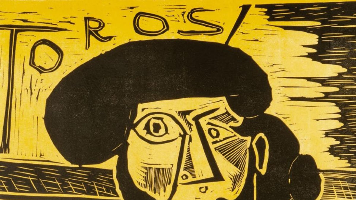 Facsímil de un cartel del artista malagueño.-