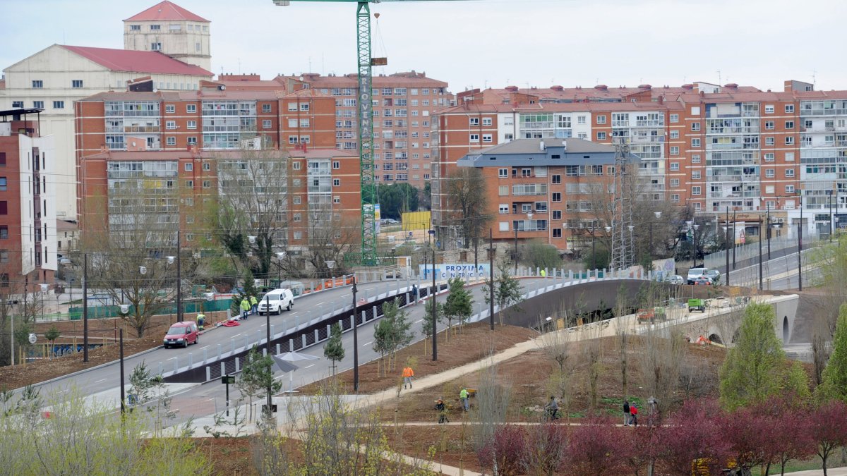 El proyecto de la red de calor se implantará en el entorno de Gamonal y Capiscol. / ISRAEL L. MURILLO