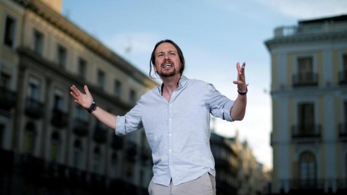 Pablo Iglesias, líder de Podemos-JUAN MEDINA