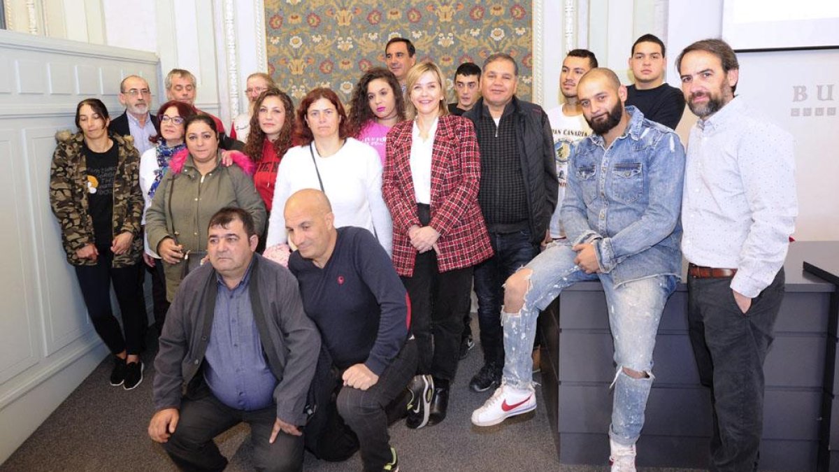 Imagen de los los alumnos que participaron en los talleres de empleo.-ISRAEL L. MURILLO