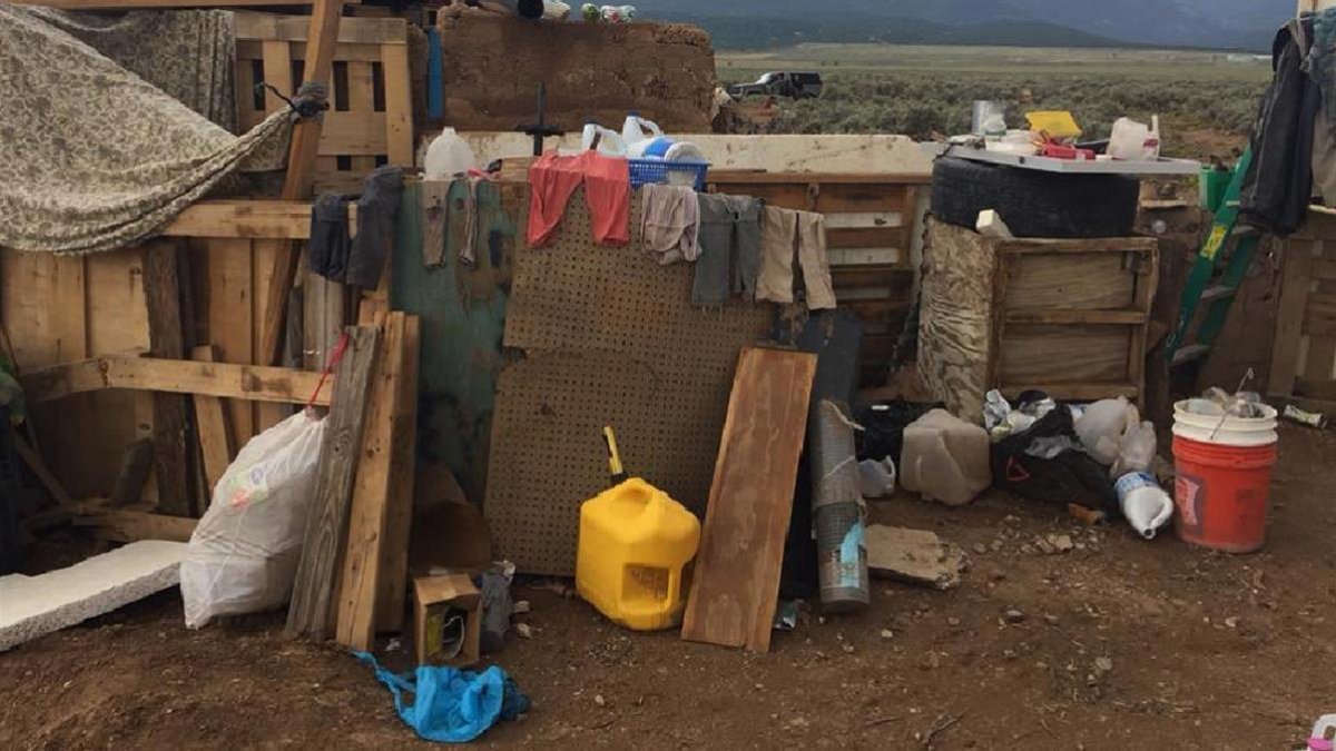 Lugar donde la policía rescató a los once niños retenidos. /-AFP