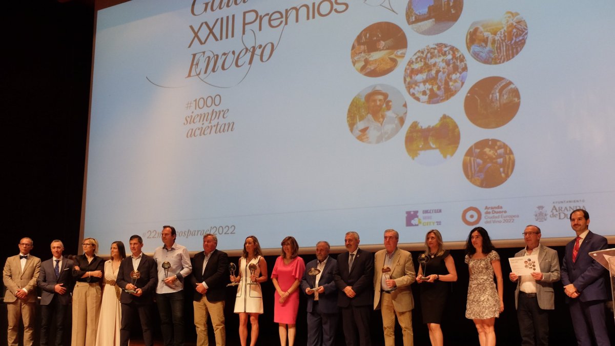 Fotografía con los premiados