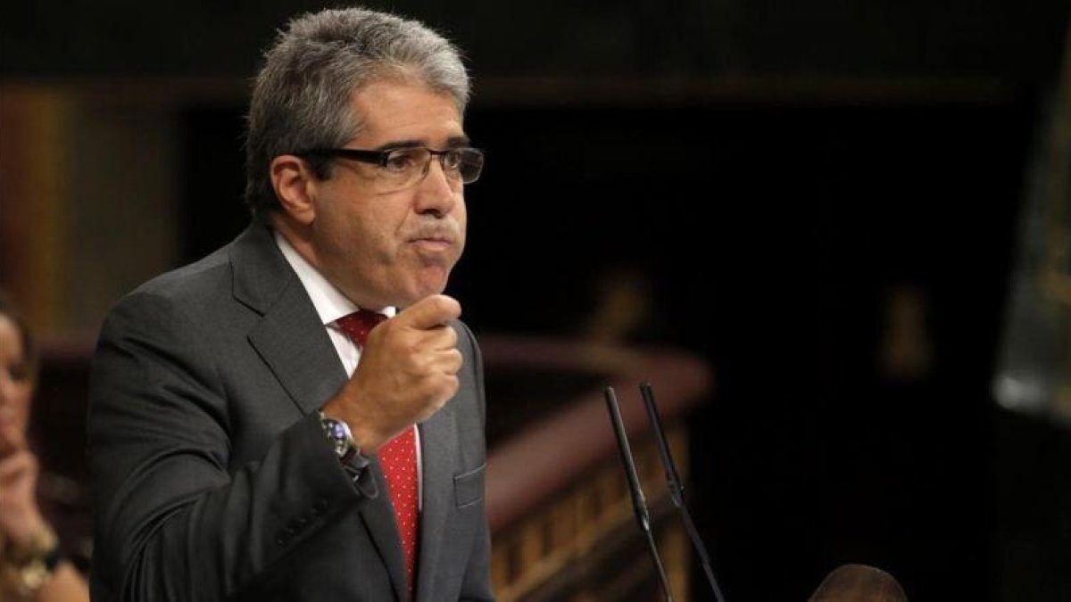 Francesc Homs, en el pleno del Congreso, el 27 de septiembre.-JOSÉ LUIS ROCA
