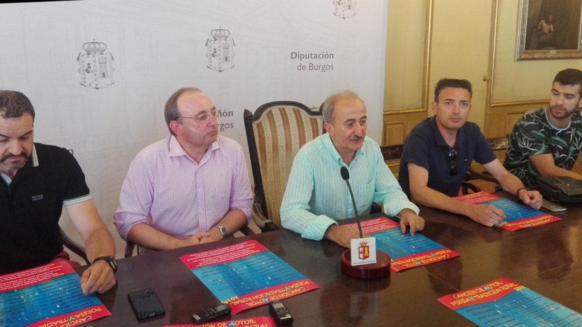 Carlos Bueno, Luis Marcos, Ramiro Ibáñez, Manuel Rodríguez y Daniel Guantes.-D.S.M.