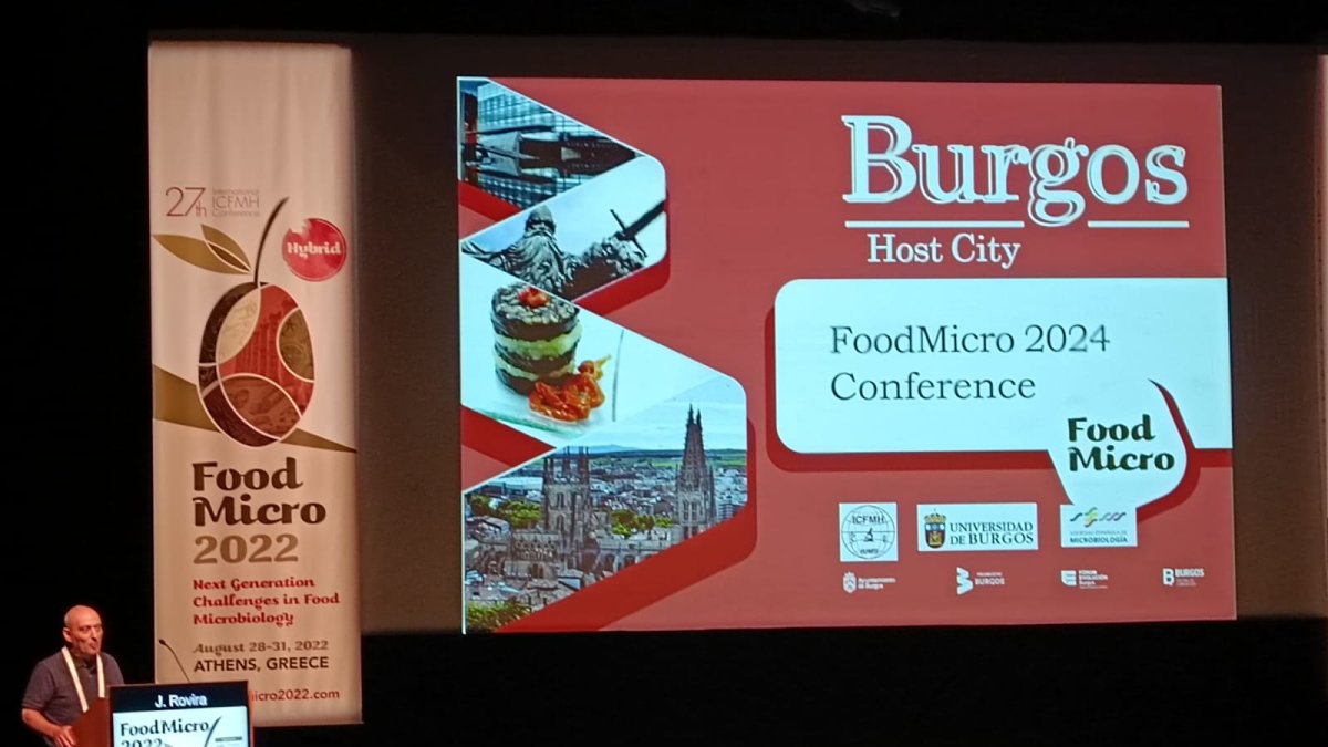 Burgos gana la candidatura para acoger el congreso internacional Food Micro 2024. ECB