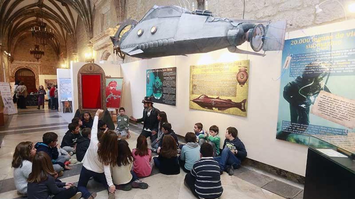Guías caracterizados conducirán a los visitantes por las distintas obras del autor francés como ‘20.000 leguas de viaje submarino’.-Raúl Ochoa