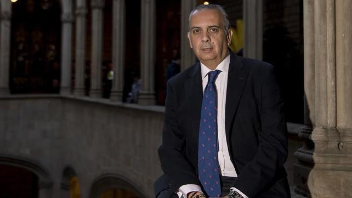 El presidente de la Federación Española de baloncesto José Luis Sáez.-JORDI COTRINA