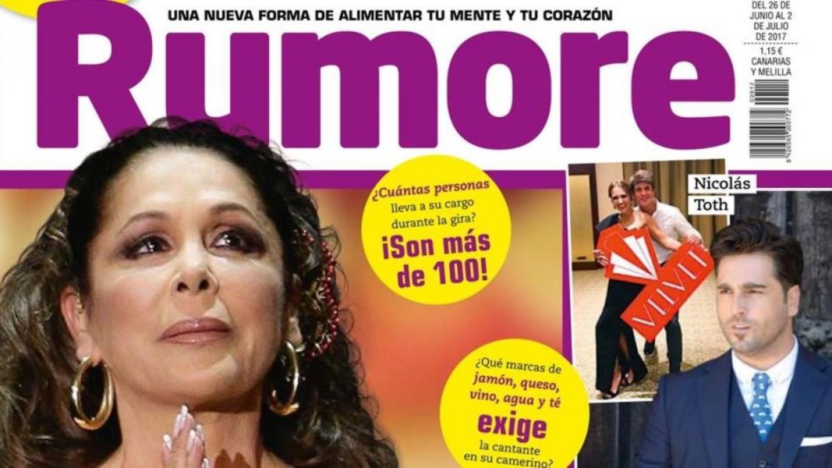 Portada de la revista 'Rumore'.-