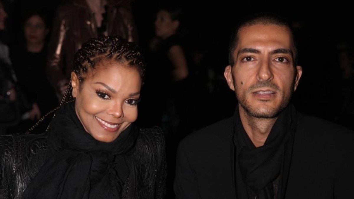 Janet Jackson y Wissam al Mana, en la semana de la moda de Milán, en 2013.-VICENZO LOMBARDO