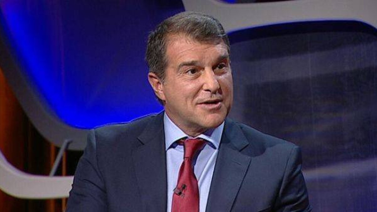 Joan Laporta, en el programa 'Efectivament'.-Foto: TV-3