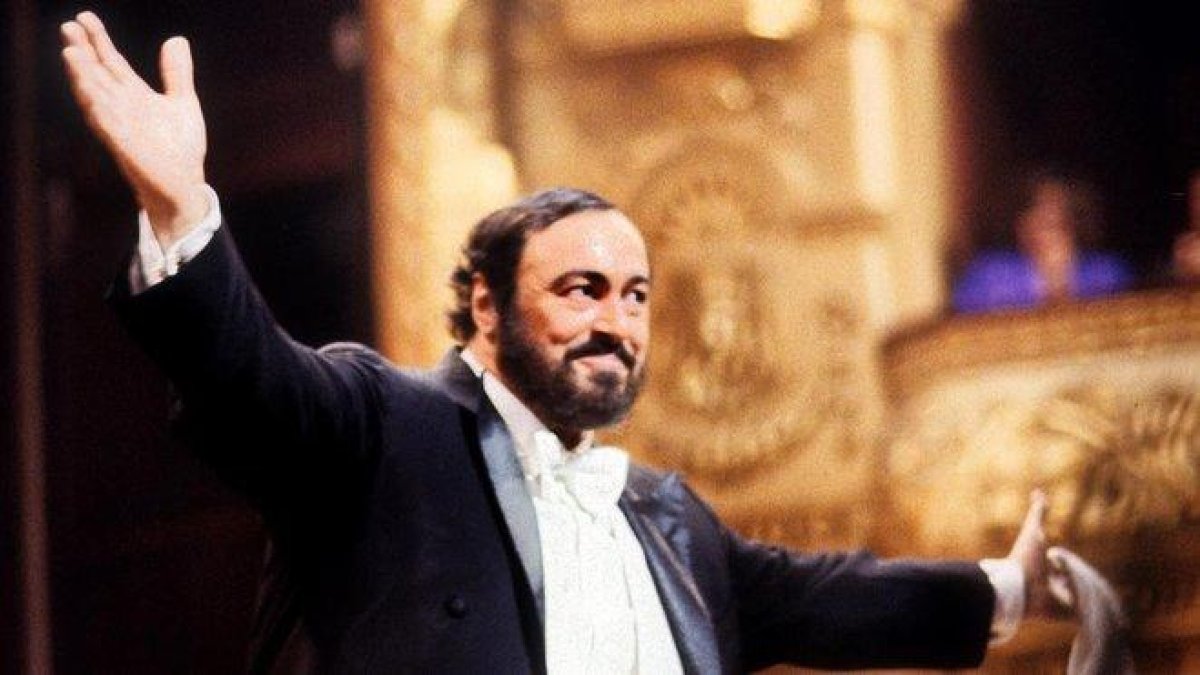 Pavarotti, en el Liceu, en 1989.-JAUME MOR
