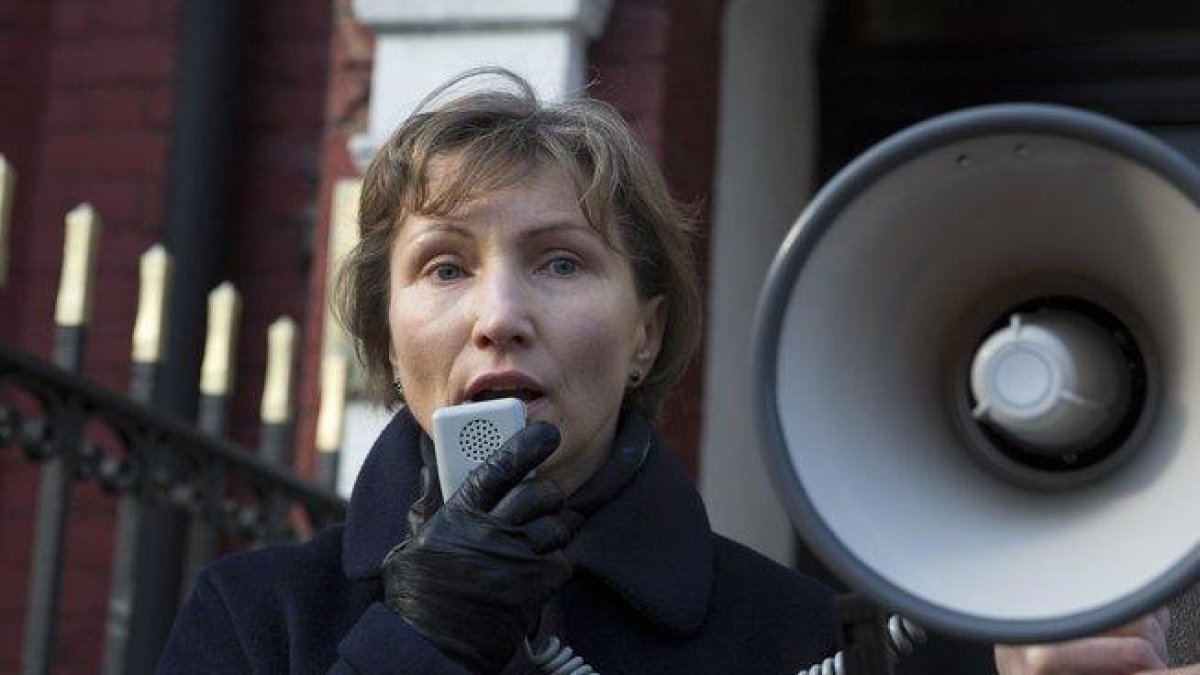 Marina Litvinenko, viuda del exespía ruso asesinado por una intoxicación de polonio-21.-