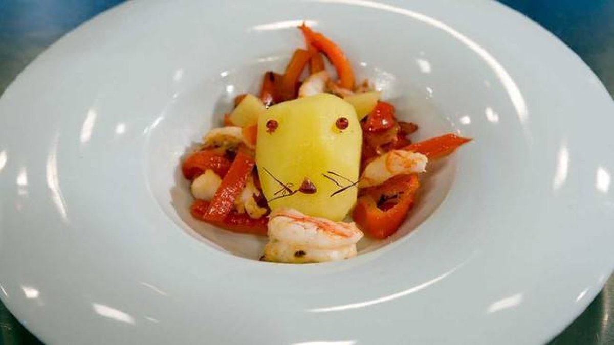 El 'león comegamba' de Alberto en 'Masterchef'.-Foto: RTVE