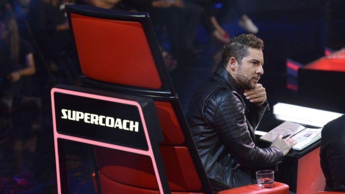 David Bisbal, en La voz kids, de Tele 5.-MEDIASET