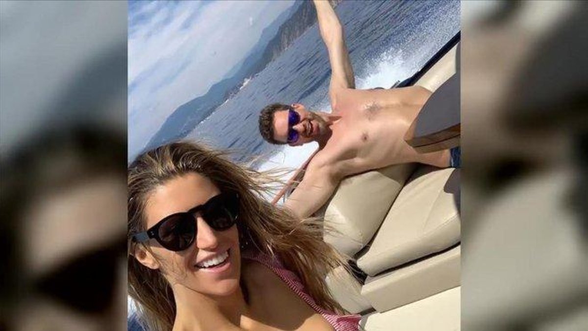Pau Gasol y Catherine McDonnell, de luna de miel en la costa Italiana.-