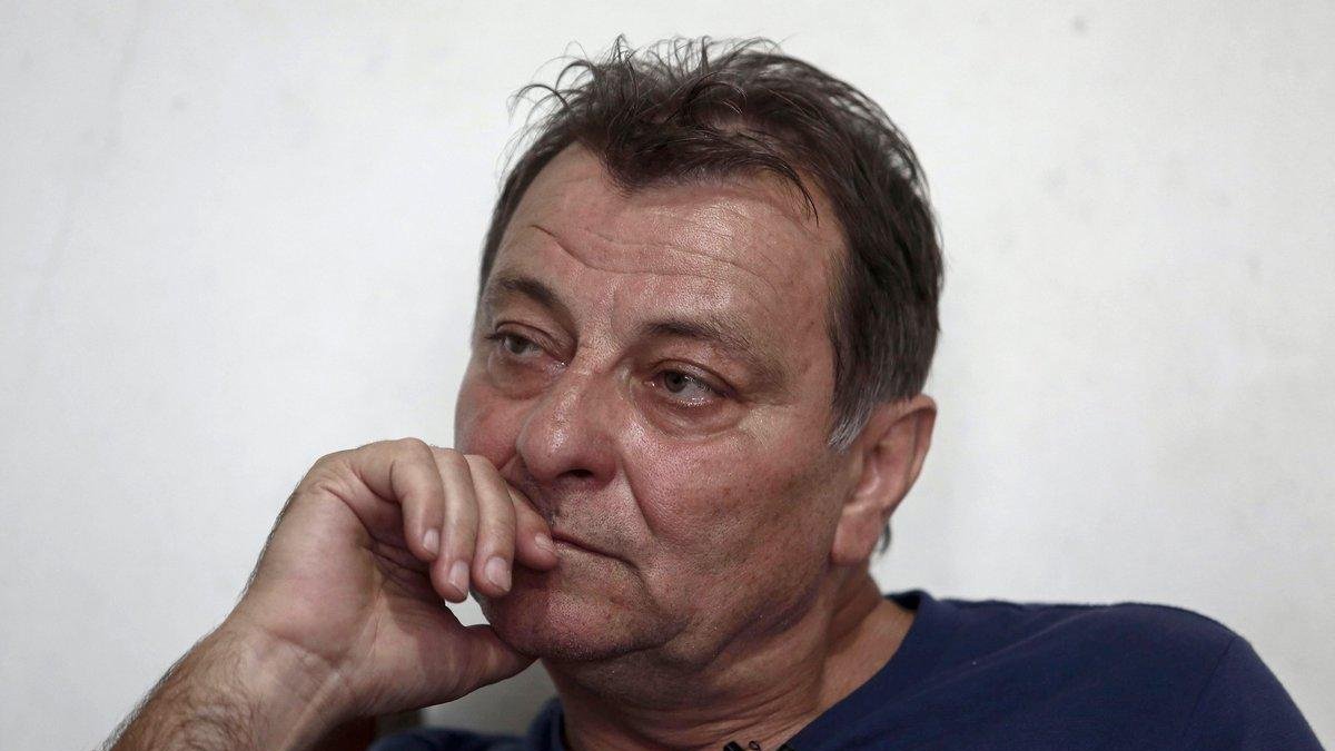 Cesare Battisti, durante una entrevista en octubre del 2017 en Sao Paulo.-AFP