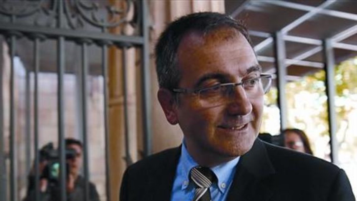 Josep Tous, entando a declarar en los juzgados.-RICARD CUGAT