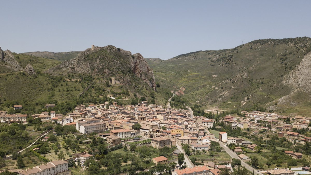 Vista general de Poza de la Sal. ECB.