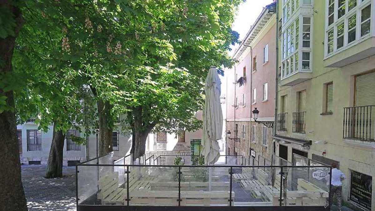 La terraza de la New Miel será una de las retiradas.-RAÚL G. OCHOA