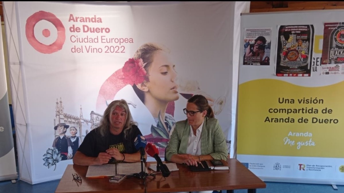 La concejala Olga Maderuelo junto a Diego Cid