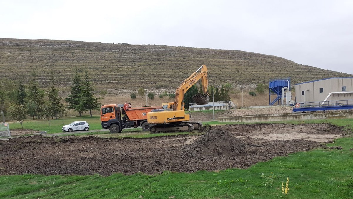 Comienzo de los trabajos de ampliación de la depuradora. ECB