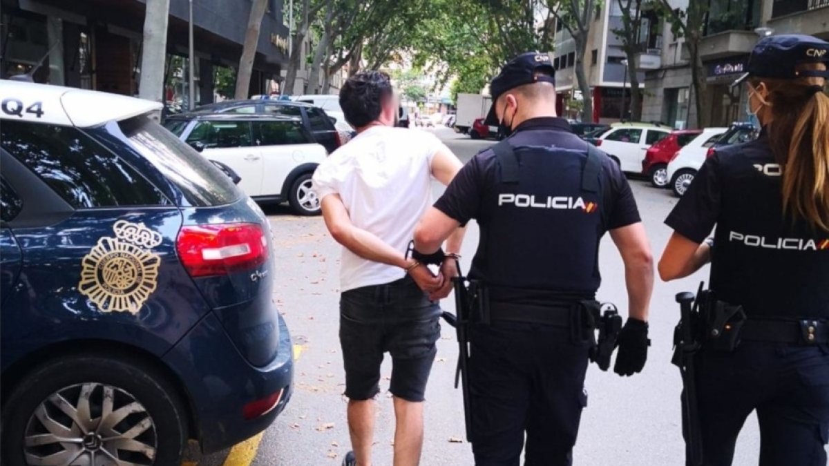 Foto de archivo de una detención por parte de la Policía Nacional. POLICÍA NACIONAL