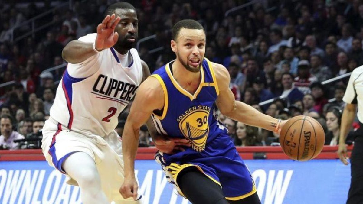Stephen Curry en un partido contra los Clippers.-EFE / MIKE NELSON