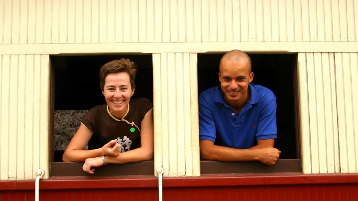 Los fundadores de Wonderbox, Bertile Burel y James Blouzard.-EL MUNDO