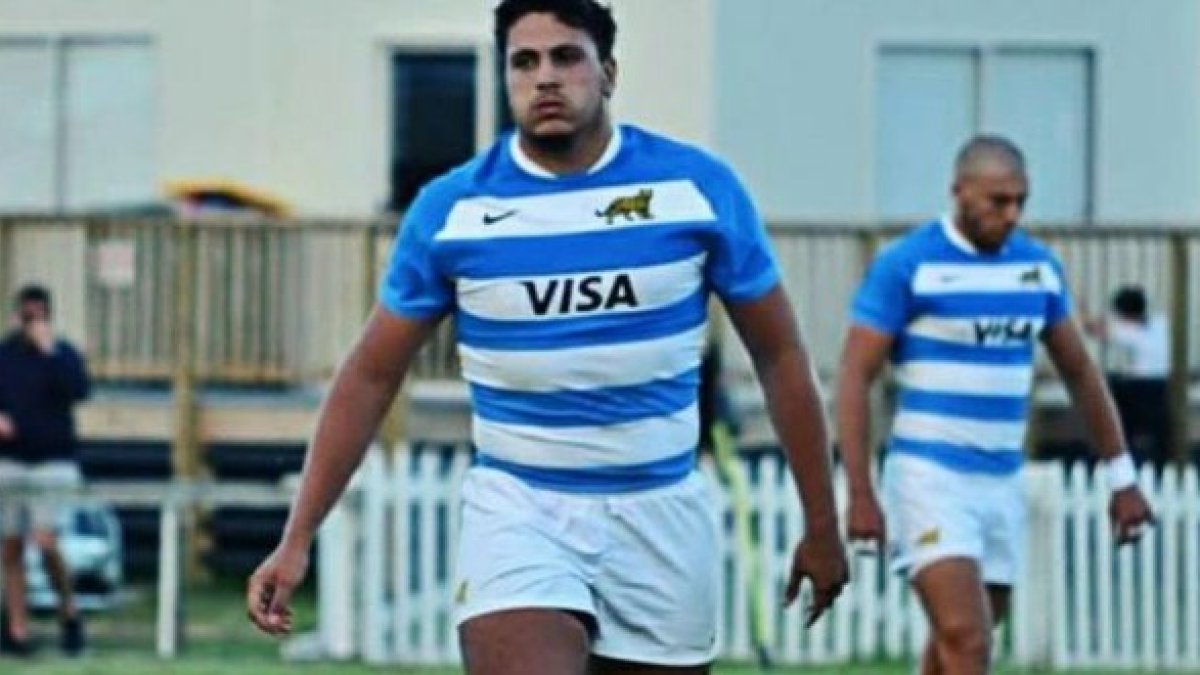Alejandro Luna, durante un partido con la selección sub20 de Argentina. UAR