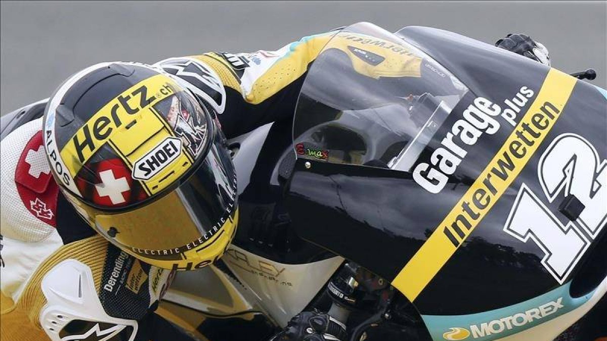 l piloto suixzo de Moto 2 Thomas Luthi .-EFE