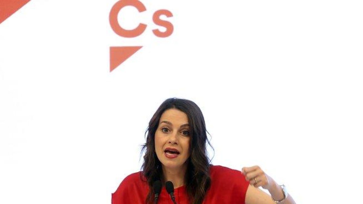Inés Arrimadas, portavoz parlamentaria de Ciudadanos.-DAVID CASTRO