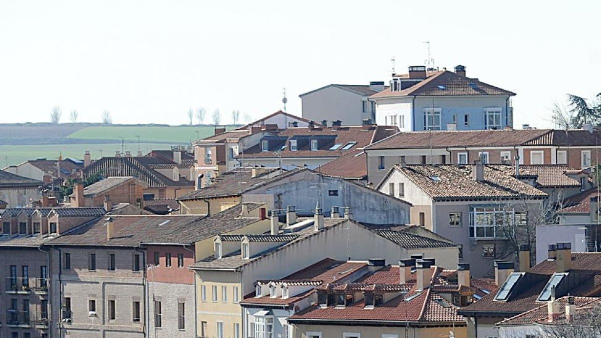 Imagen del centro urbano de la capital burgalesa tomada desde Capitanía.-ISRAEL L. MURILLO