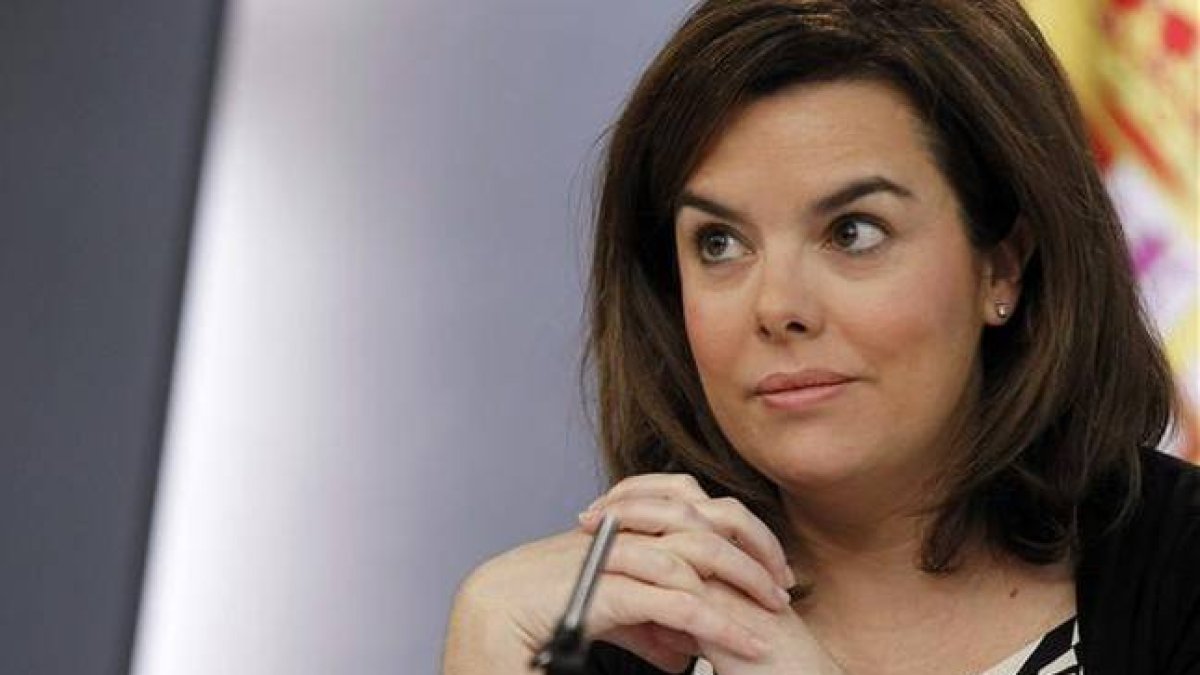 Soraya Saenz de Santamaría.-EFE