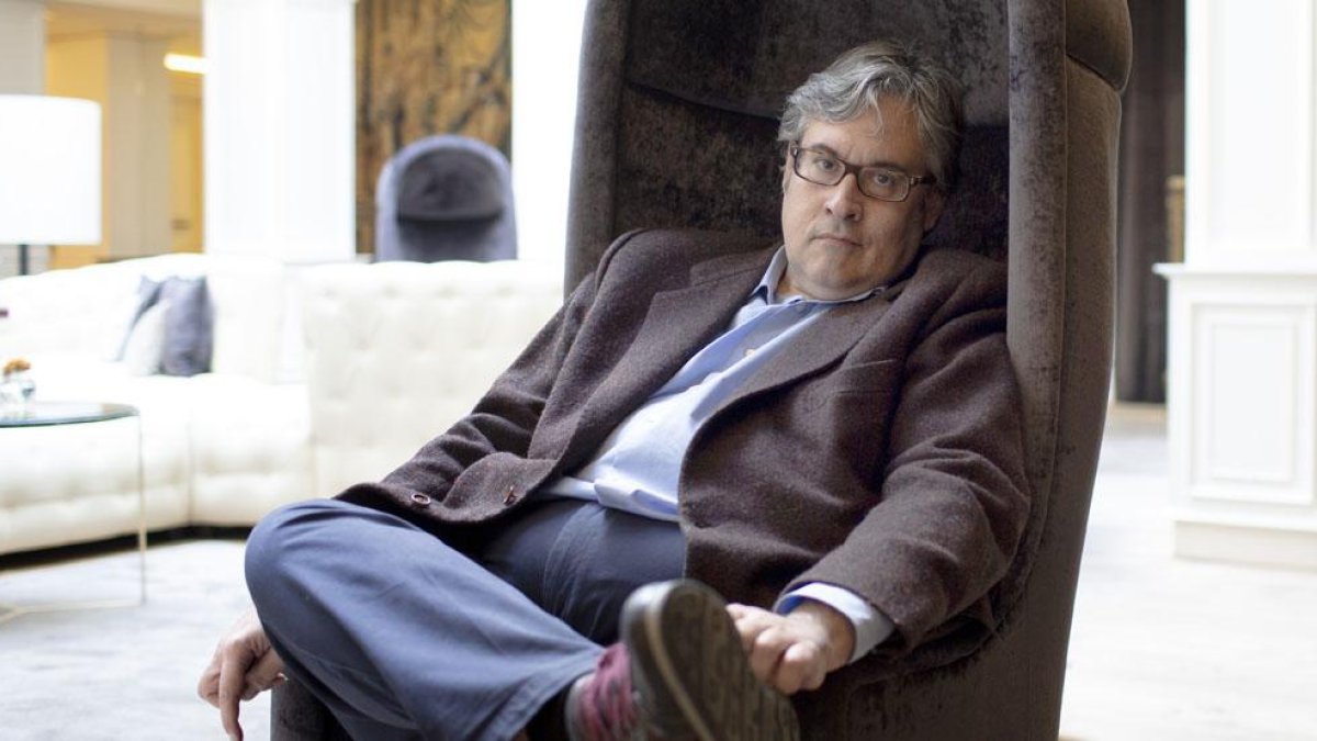 El escritor Juan Manuel de Prada. SERGIO GONZÁLEZ VALERO